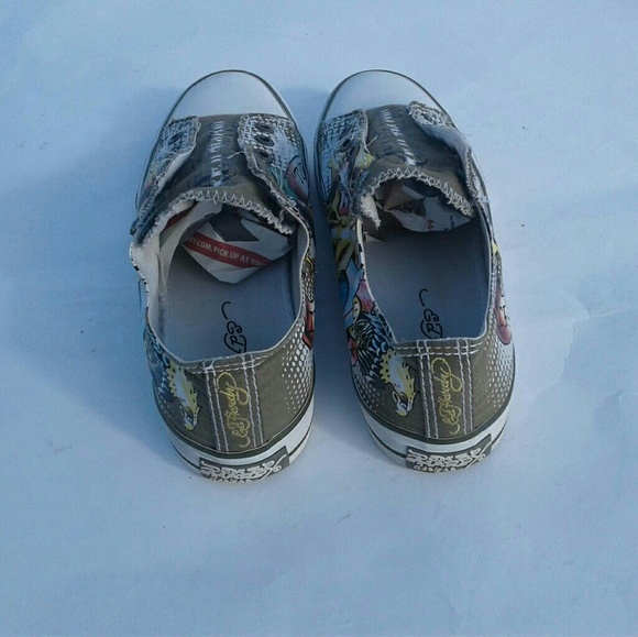 **SOLD**  Ed Hardy "TRUE TIL OR" Sneakers - Picture 3 of 5